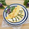 Omlet francuski ze szparagami i kozim serem