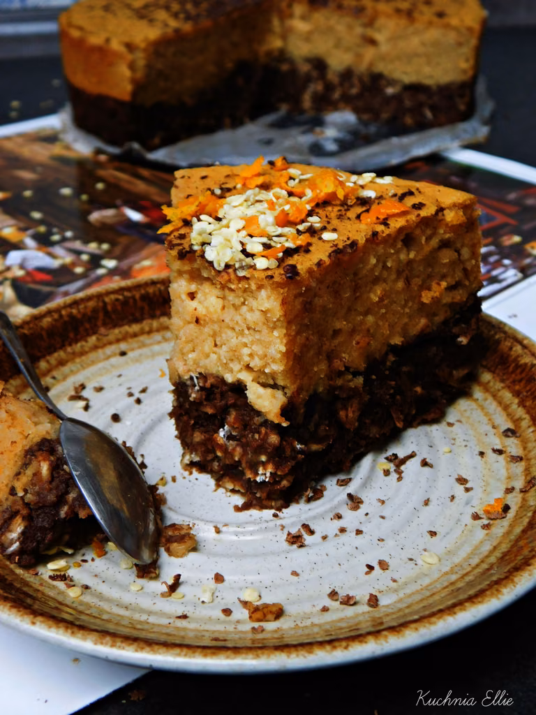 Sernikobrownie dyniowe (VEGAN)