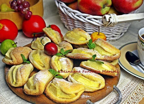 Całuski z jabłkami