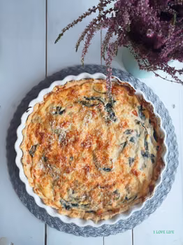 Tarta z Łososiem i beszamelem