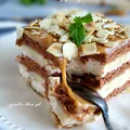 Ciasto Krówka z bananami - bez pieczenia