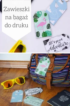 Zawieszki na bagaż do druku