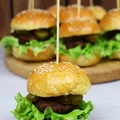 Mini hamburgerki z domowymi bułkami!