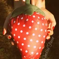 Poduszka truskawka - szablon i instrukcja
