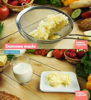 Domowe masło + maślanka - Zrób to sama