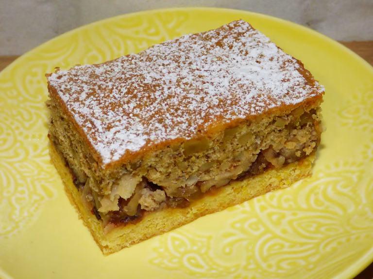 Bakaliowe z jabłkami