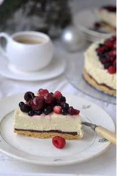 Sernik z białą czekoladą