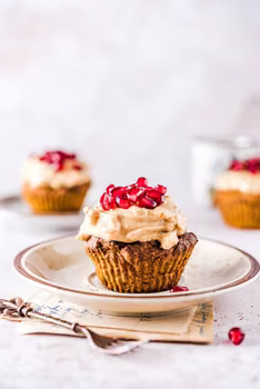 Korzenne muffinki dyniowe z masłem orzechowym