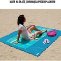 Mata na plażę chroniąca przed piaskiem