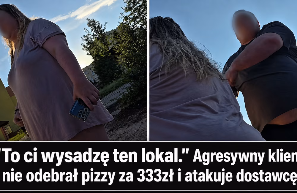 Zamówił dwie pizze za 333 zł i odmówił zapłaty. Groźby, awantura i policja w Bydgoszczy