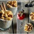 Pudding chia z karmelizowanymi jabłkami