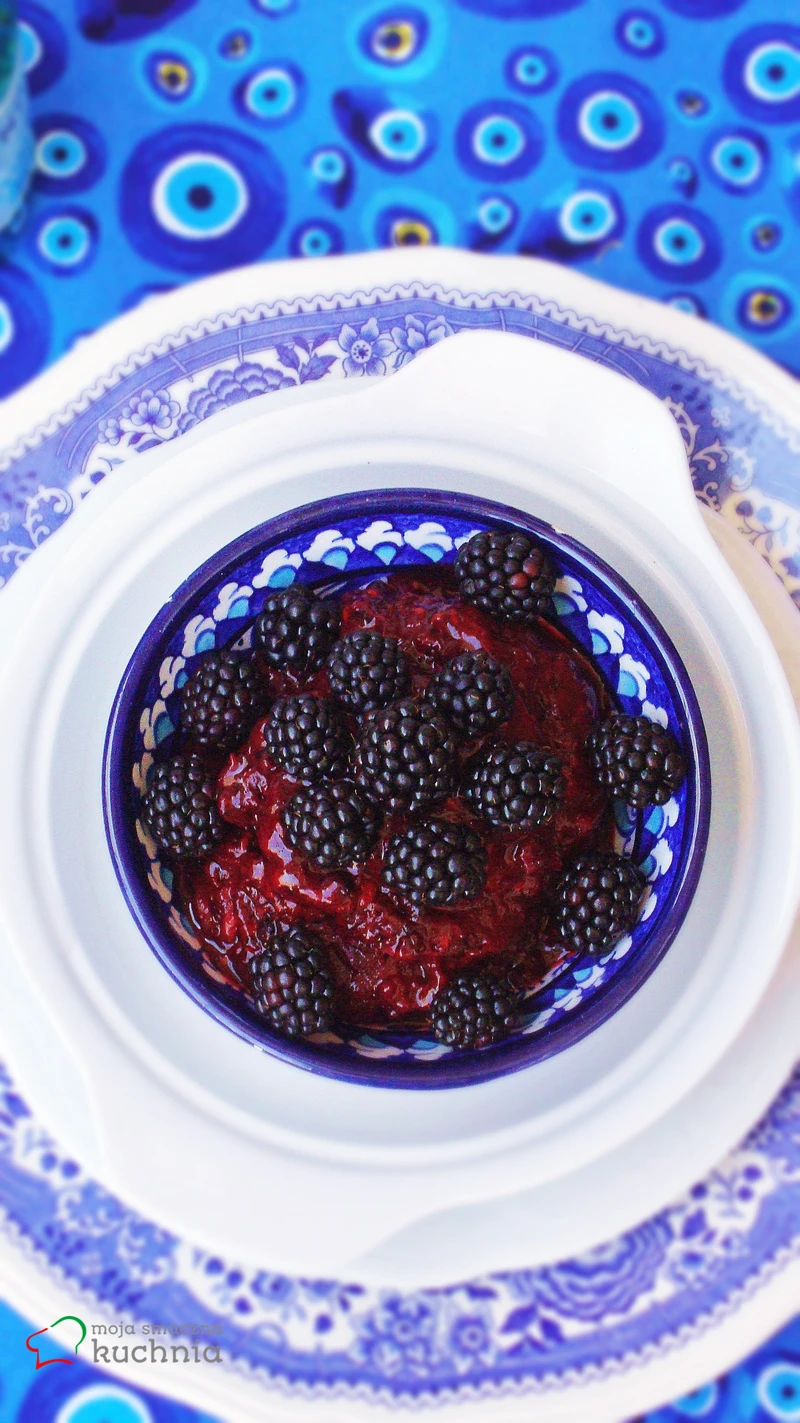 Sorbet jeżynowy z winem