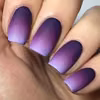 Fioletowe ombre
