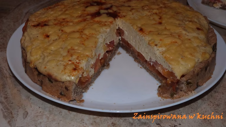 Ciasto serowo-pomidorowe