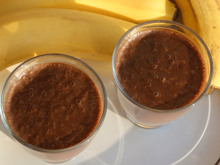 Koktajl bananowy z kakao