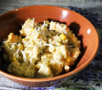 Risotto z kurczakiem i warzywami