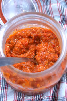 Ajvar z papryki i bakłażana