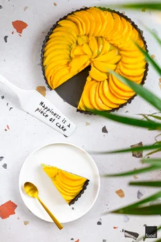 Tarta z panna cottą z zieloną herbatą matcha i mango - food²