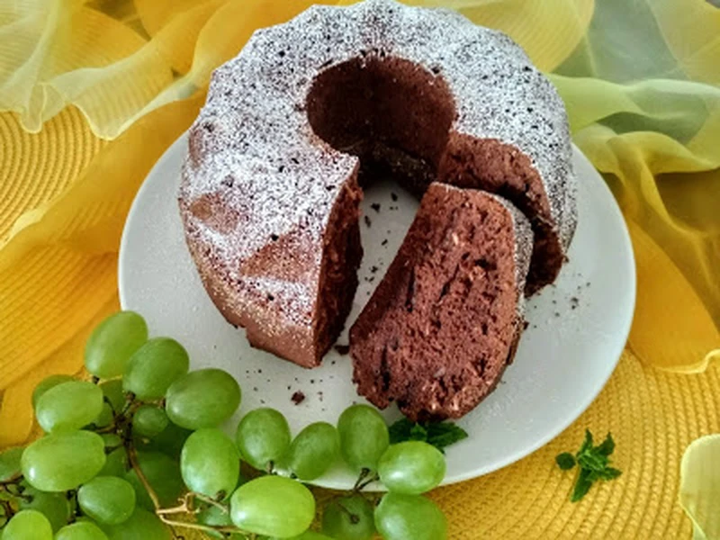 Babka kakaowa z wiórkami kokosowymi