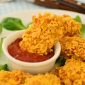 Fit nuggetsy z kurczaka - pieczone, NIE smażone