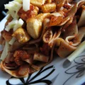 Tagliatelle w sosie bolońskim z kurczakiem
