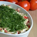 Sałatka z surimi i makaronem chińskim