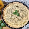 Tarta z fasolką szparagową i koperkiem