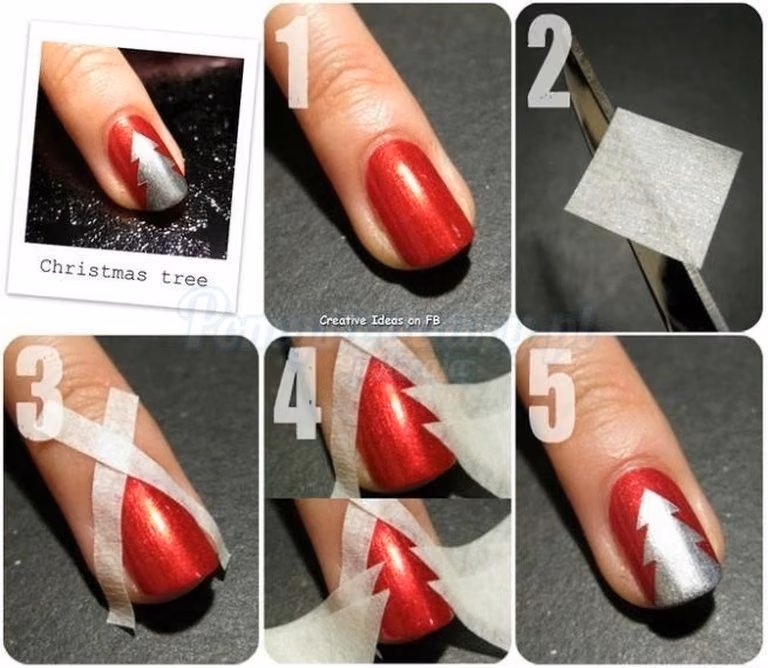 Świąteczny manicure w 5 minut!