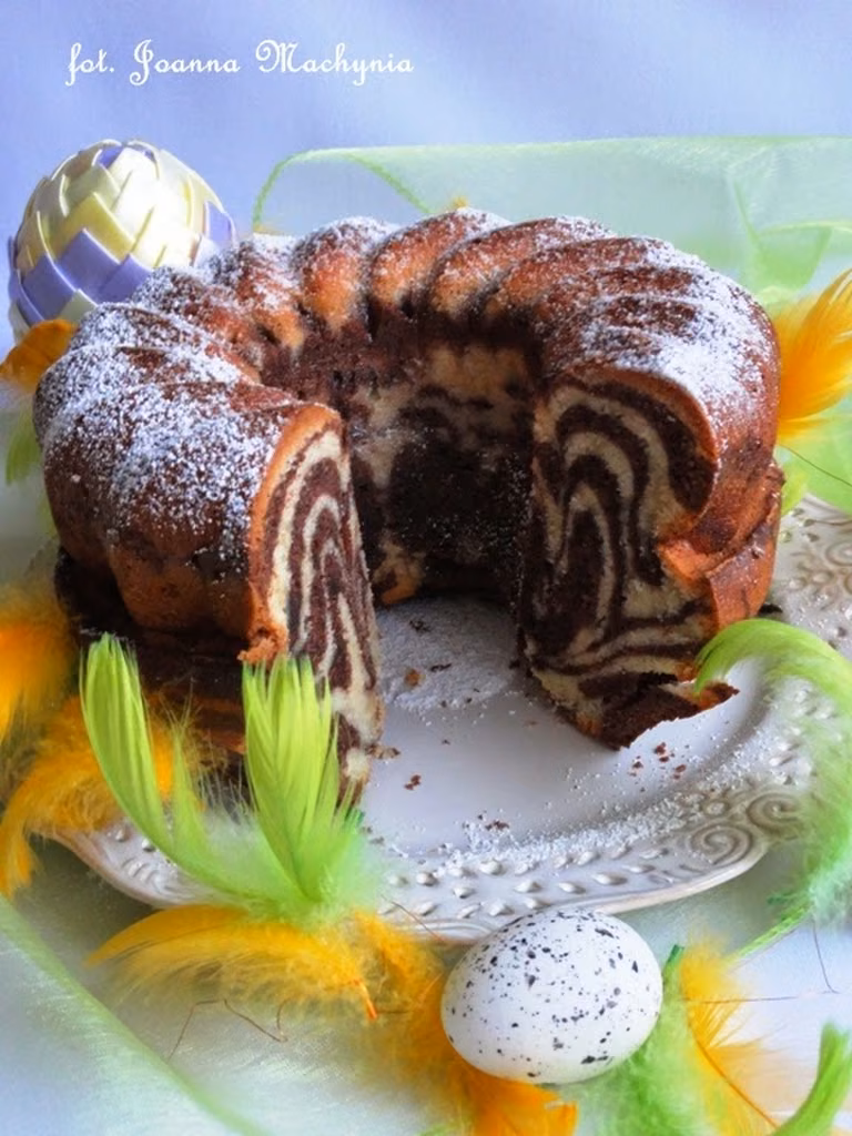 Babka zebra na fancie