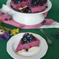 Sernik mocno jagodowy (na zimno)