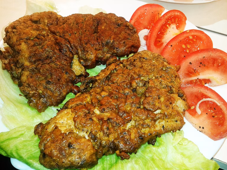Schabowe w panierce grzybowo-cebulowej