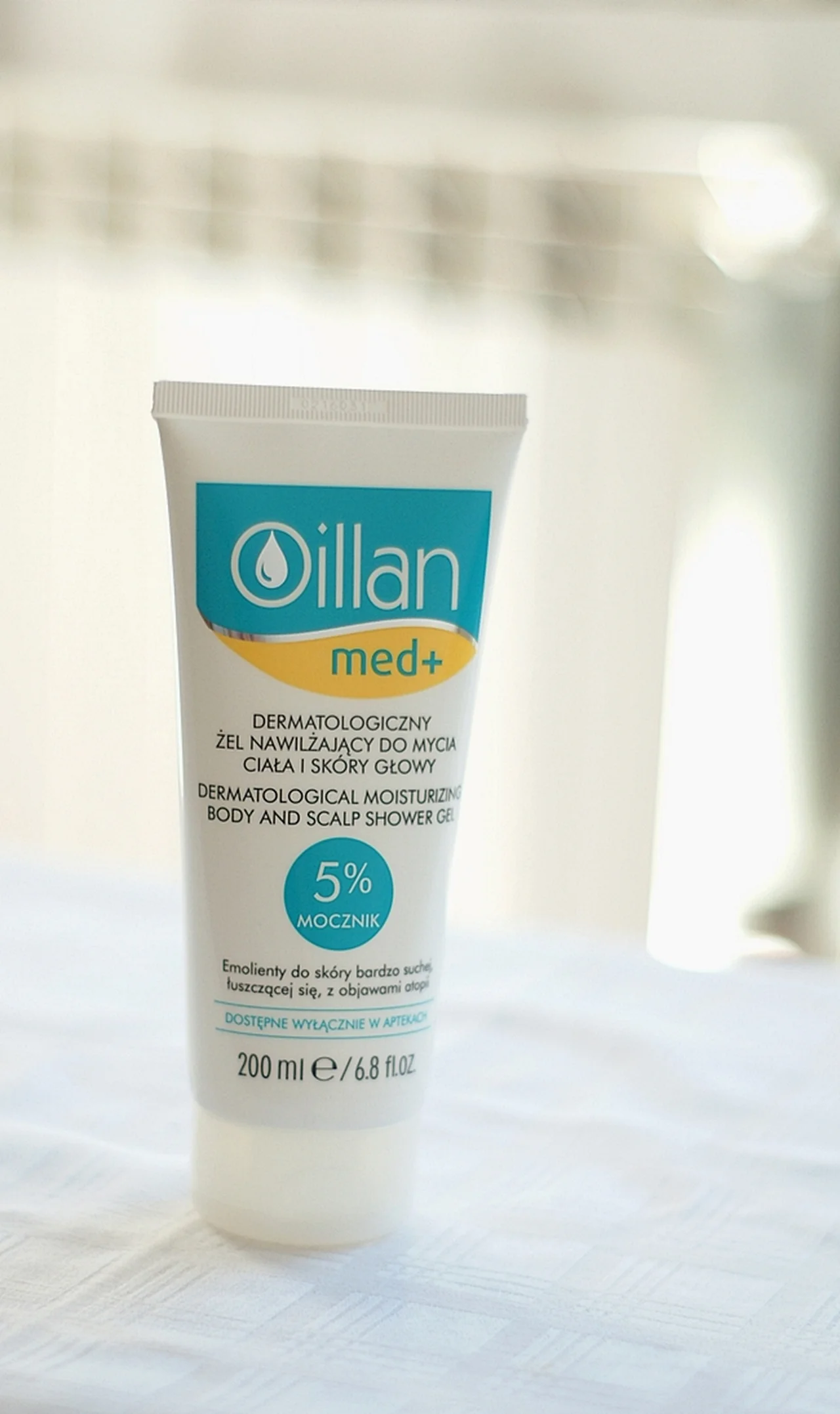 Oillan Med+ Dermatologiczny żel nawilżający do mycia ciała i skóry głowy