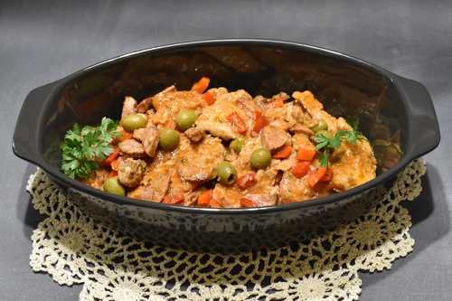 Polędwiczki z kiełbasą Chorizo