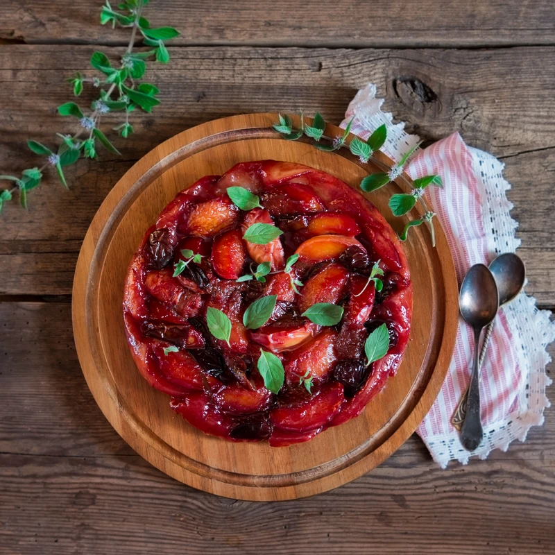 Brzoskwiniowa Tarta Tatin z patelni Woll