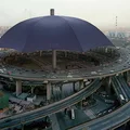 Wielki miejski parasol
