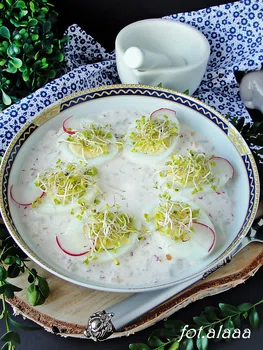 Jajka w sosie warzywnym