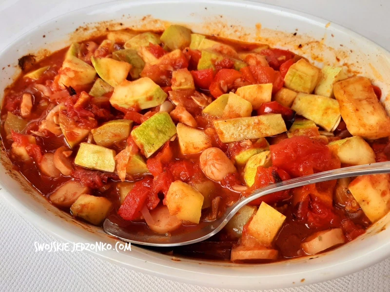 Leczo pieczone w piekarniku - lekkie i zdrowe