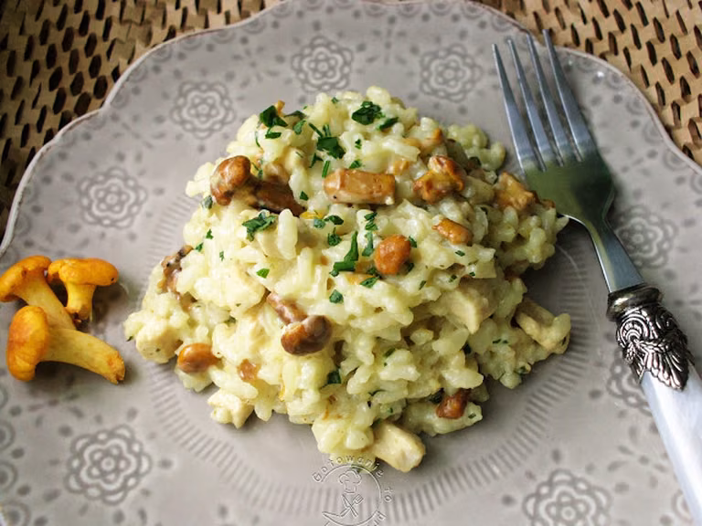 Risotto Ze Świeżymi Kurkami