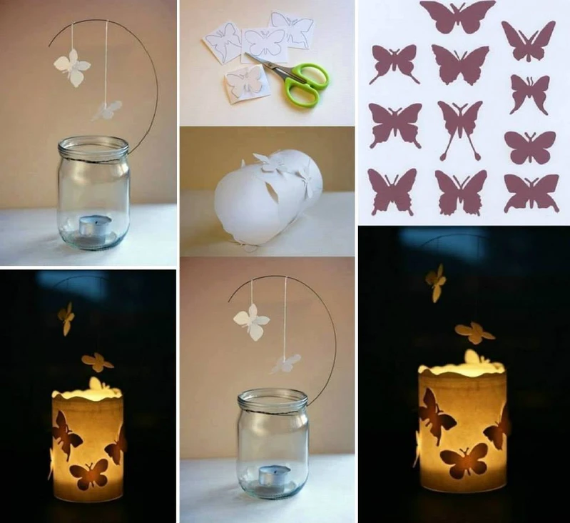Super lampion w motyle