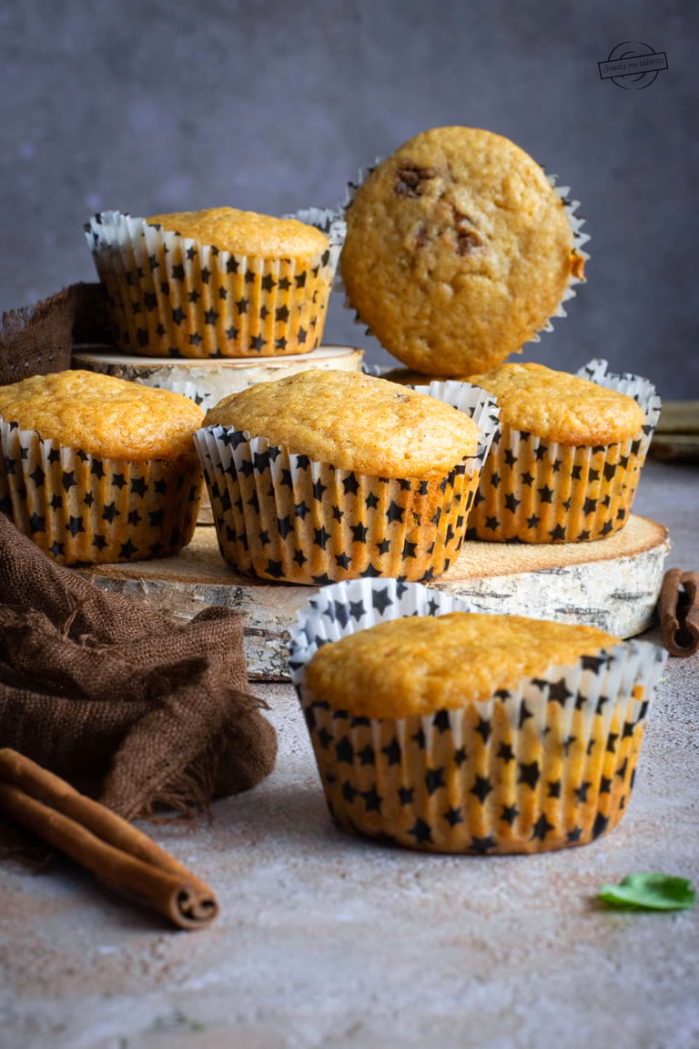 Muffiny cynamonowe z nutellą