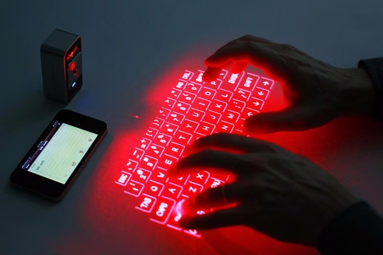 Laserowa klawiatura....WOW