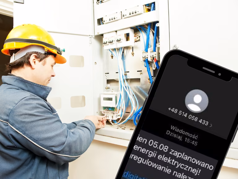 SMS od PGE? Uważaj! To oszustwo!