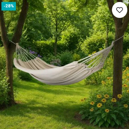 Zdjęcie Hamaki jak z katalogu boho za jedyne 35 zł! W Biedronce majówkowa wyprzedaż - 62% na artykuły ogrodowe #2