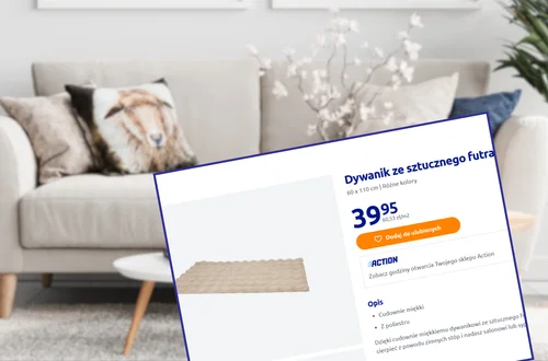 Ten nowy dywan z Action za 39 zł to gorący hit wnętrz! Jest mały, ale bąbelkowa struktura zrobi w pokoju duży efekt wow!