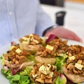 Pieczarki faszerowane kurczakiem i fetą