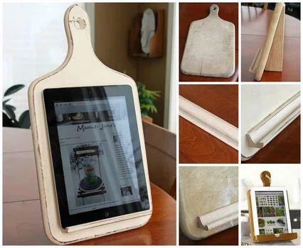 Przydatny trik do kuchni - deska z przepisami