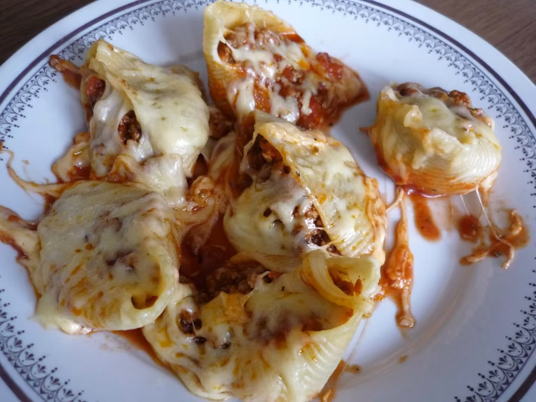 Zapiekane muszle makaronowe