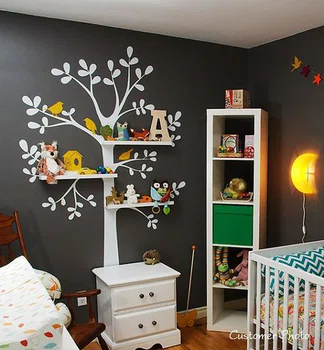 Pomysł na półki do pokoju dziecięcego