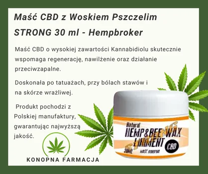 Maść Konopna CBD STRONG 30 ml
