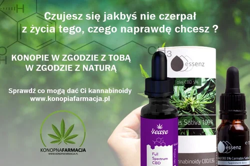 Olejki CBD .... Konopie w zgodzie z Tobą , w zgodzie z naturą